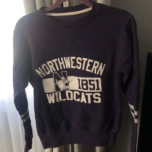 College sweatshirt